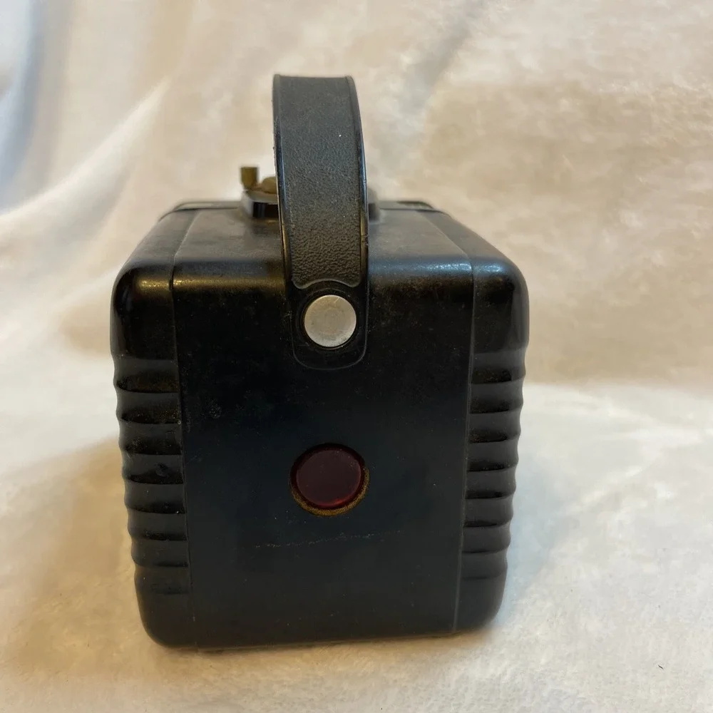 Vintage Kodak Brownie Hawkeye Flash Model Box Camera‎ Black Bakelite 620 Film